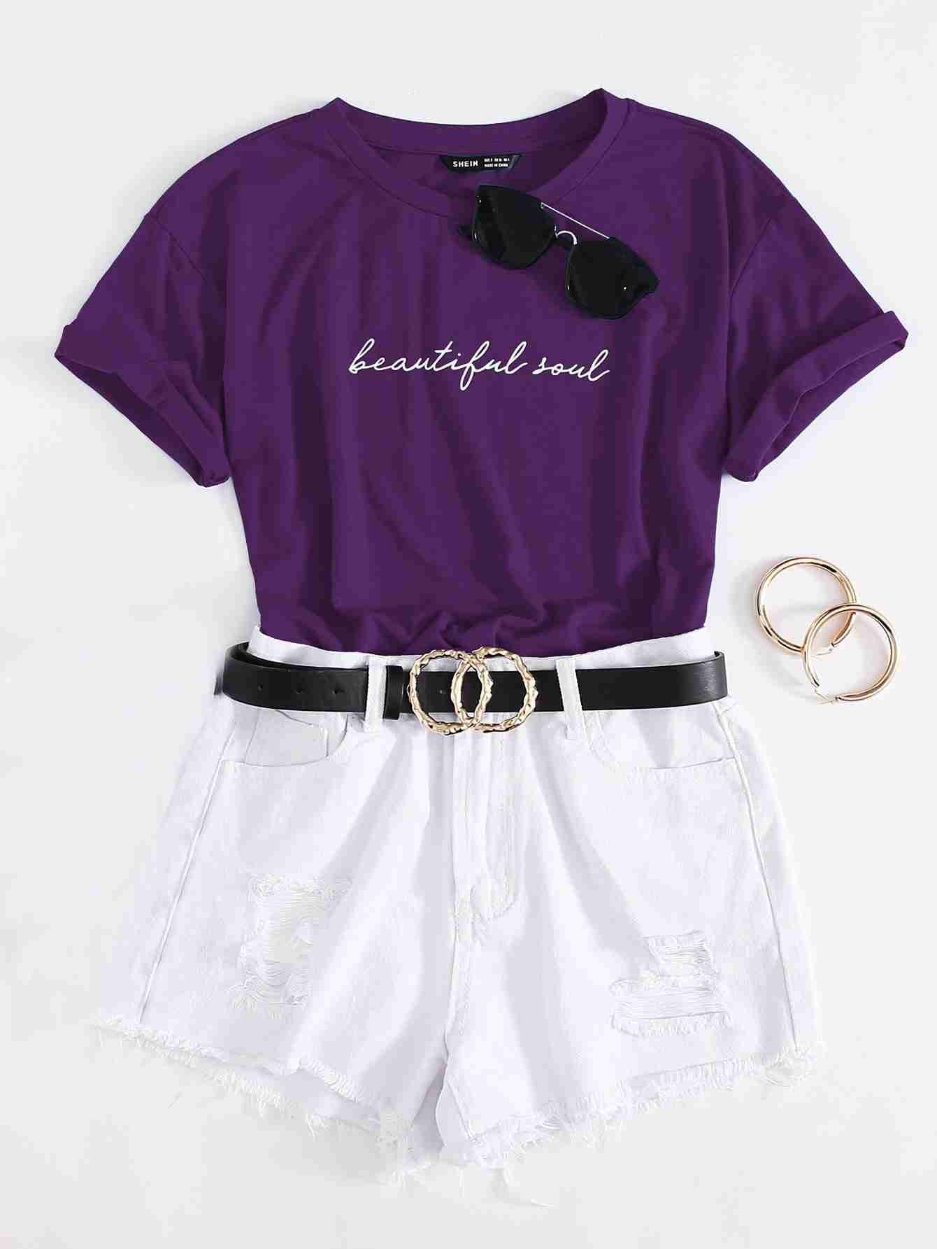 Beautiful Soul T Shirt – Purple