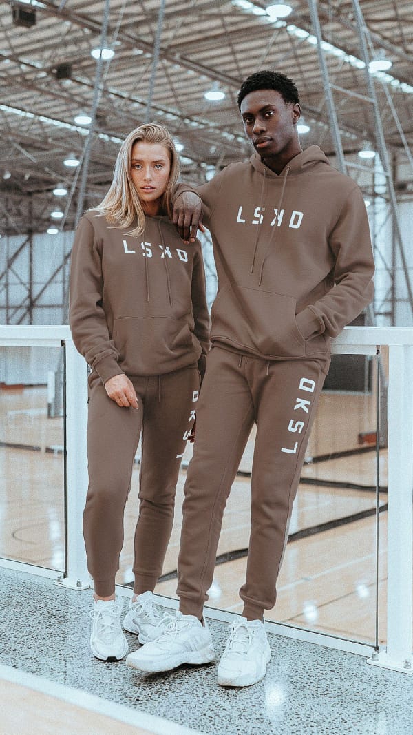 LSKD Couple Tracksuit_ Coffee Brown